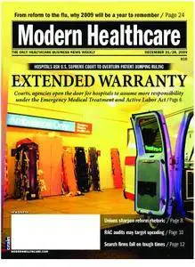 Modern Healthcare – December 21, 2009