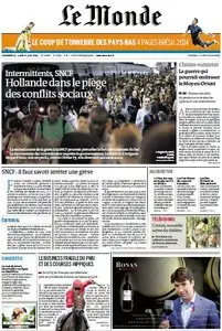 Le Monde du Dimanche/Lundi, 15./16. Juin 2014