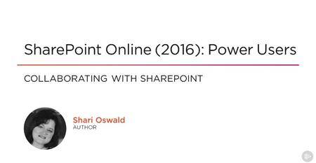 SharePoint Online (2016): Power Users