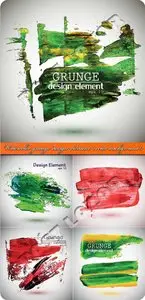 Watercolor grunge design element vector background 2