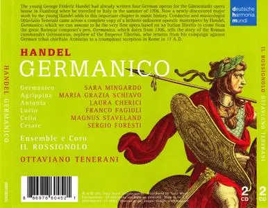 Ottaviano Tenerani, Ensemble e Coro Il Rossignolo - George Frideric Handel: Germanico (2011)