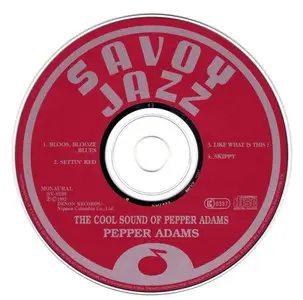 Pepper Adams - The Cool Sound Of Pepper Adams (1957) [Remastered 1992]