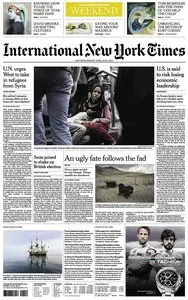 International New York Times - Saturday-Sunday, 18-19 April 2015