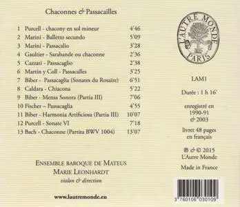 Marie Leonhardt / Ensemble Baroque De Mateus - Chaconnes & Passacailles (2015) {L'Autre Monde}