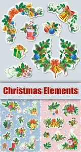 Decorative Xmas Elements Vector