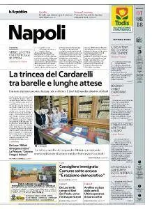 la Repubblica Napoli - 1 Agosto 2018