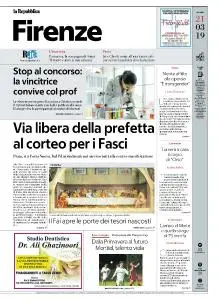 la Repubblica Firenze - 21 Marzo 2019
