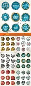 Commercial labels and badges vector 4