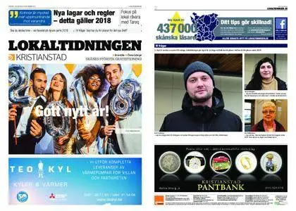 Lokaltidningen Kristianstad – 30 december 2017