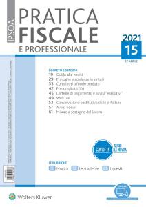 Pratica Fiscale e Professionale N.15 - 12 Aprile 2021
