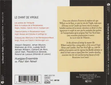 Huelgas-Ensemble / Paul van Nevel - Le Chant de Virgile (2002)