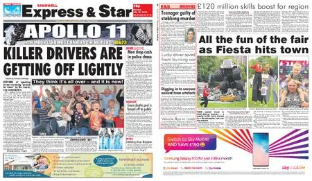 Express and Star Sandwell Edition – July 15, 2019