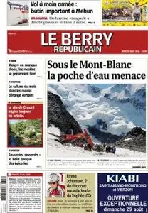 Le Berry Republicain du jeudi 26 aout 2010