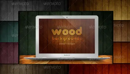 GraphicRiver Wood Backgrounds – Grunge & Scratch