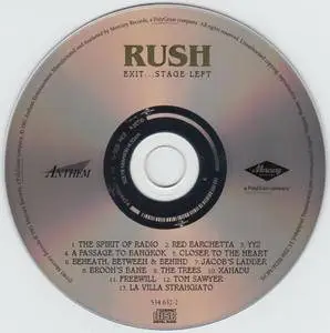 Rush - Exit... Stage Left (1981)
