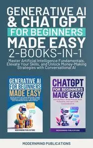 Generative AI & ChatGPT for Beginners Made Easy 2-Books-in-1