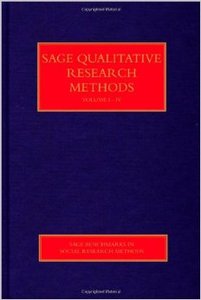 SAGE Qualitative Research Methods, Four-Volume Set