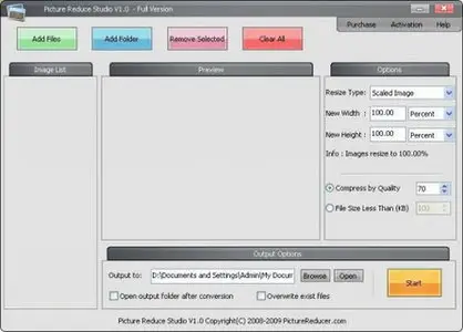 Picture Reduce Studio 3.1.0 Build 2500