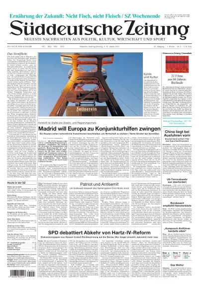 Sueddeutsche Zeitung vom 09.01.2010
