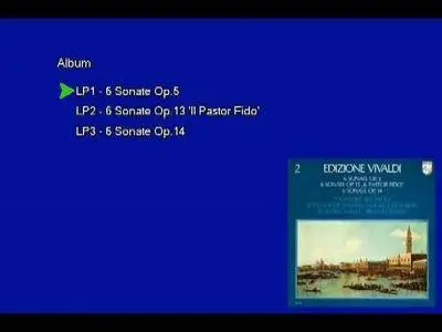 Vivaldi - 6 Sonate Op.5 / 6 Sonate Op.13 "Il Pastor Fido" / 6 Sonate Op.14 (1978) [3LP Box, Vinyl Rip 16/44 & mp3-320 + DVD]