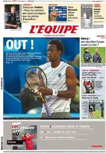 L'Equipe Edition du Vendredi 25 Mai 2012
