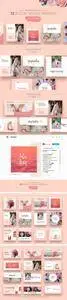 Pink Peach Social Media Designs - CM 1415816