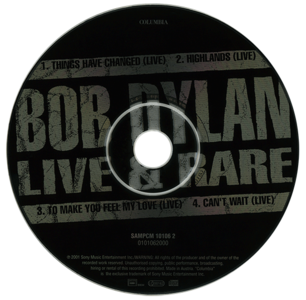Bob Dylan - Live And Rare
