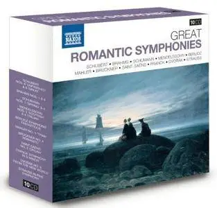 VA - Naxos 25th Anniversary: Great Romantic Symphonies (2012) (10 CD Box Set)