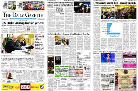 The Daily Gazette – January 03, 2020