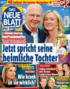 Das Neue Blatt – 14. November 2018