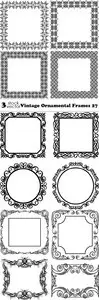 Vectors - Vintage Ornamental Frames 27