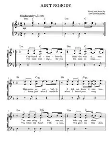 Ain't Nobody - Chaka Khan & Rufus (Easy Piano)