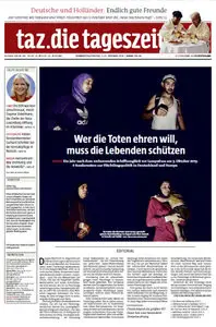 Tageszeitung TAZ vom 03 Oktober 2014