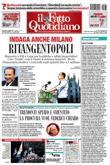 Il Fatto Quotidiano (31-07-11)