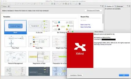 XMind 6 Pro v3.5.2.201504270119 Multilangual Mac OS X