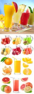 Stock Photo - Juice & Fruits