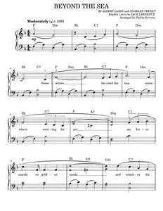 Beyond the sea - Bobby Darin (Easy Piano)