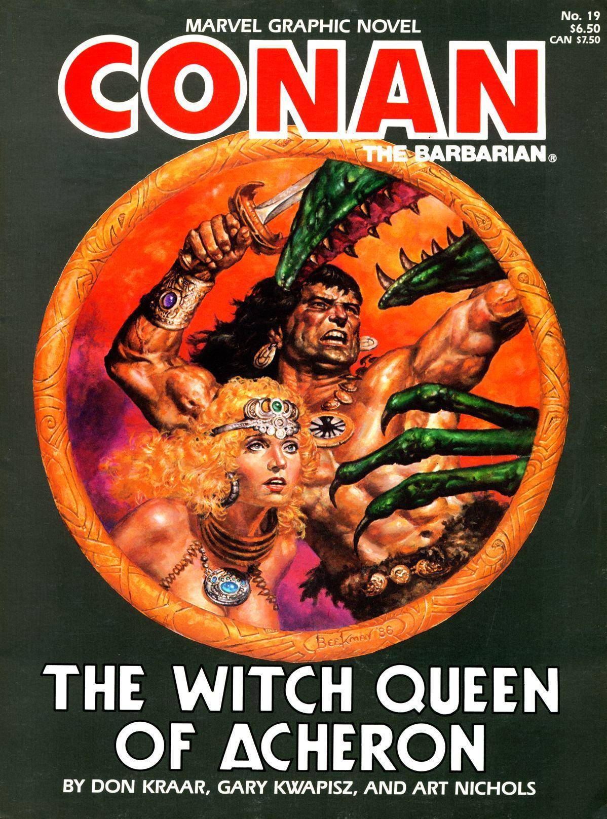 Marvel Graphic Novel 19 - The Witch Queen of Acheron 1985