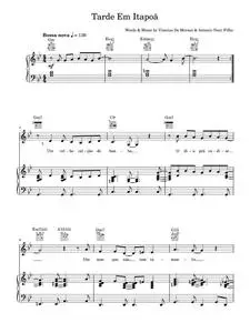 Tarde Em Itapoa - Vinicius de Moraes (Piano-Vocal-Guitar (Piano Accompaniment))