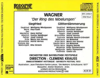 Wagner - Der Ring Des Nibelungen (Clemens Krauss, live Bayreuth, 1953) (1988) (7CD Box Set)