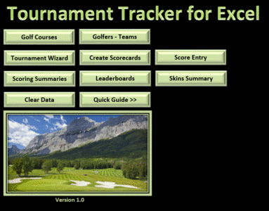 Tournament Tracker for Excel 2007/2010/2013 v1.0