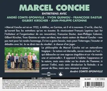 Marcel Conche, "Entretiens avec André Comte-Sponville, Jean-Philippe Catonne, Yvon Quiniou, François Dastur ..."