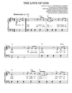 The love of god - MercyMe (Easy Piano)