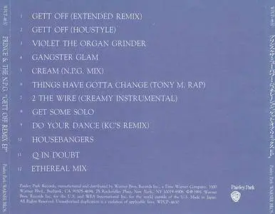 Prince & The New Power Generation - Gett Off Remix EP (Japan CD5) (1991) {Paisley Park}