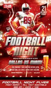 GraphicRiver - Football Night Flyer