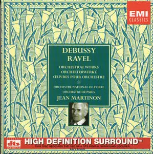 Debussy Complete Orchestral Works QUAD mix on DTS CD Disc 1 of 4-Orchestre National de ORTF-Jean Martinon et. al.