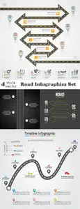 Vectors - Road Infographics Set