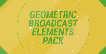 Geometric Broadcast Elements Pack - After Effects Project (Videohive)