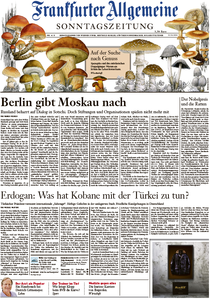 Frankfurter Allgemeine Zeitung am Sonntag, 12. Oktober 2014