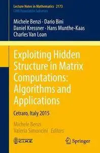 Exploiting Hidden Structure in Matrix Computations